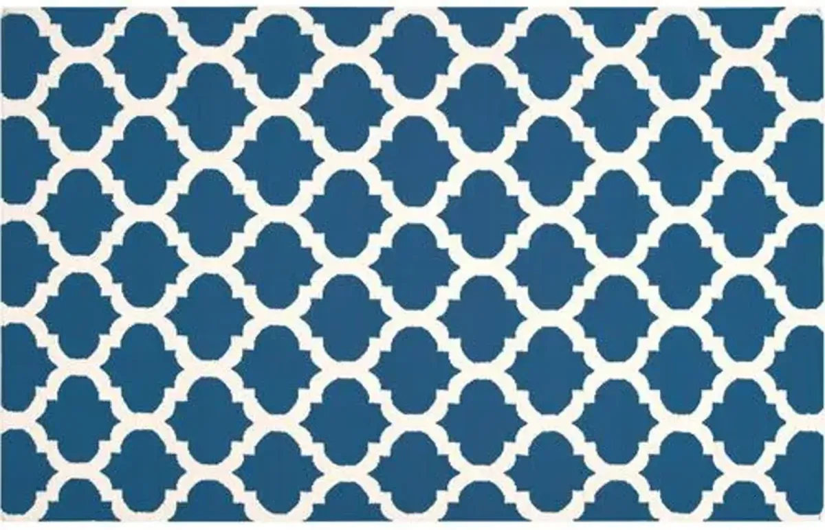 Frontier Rug - Navy/Beige - Blue - Blue