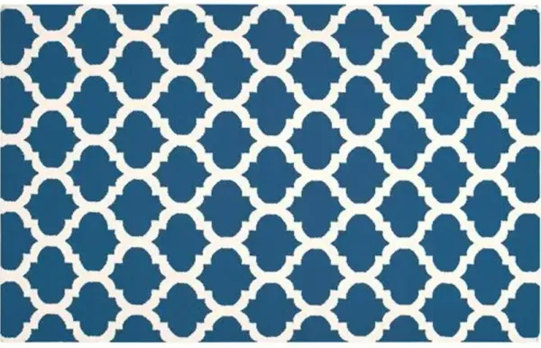 Frontier Rug - Navy/Beige - Blue - Blue