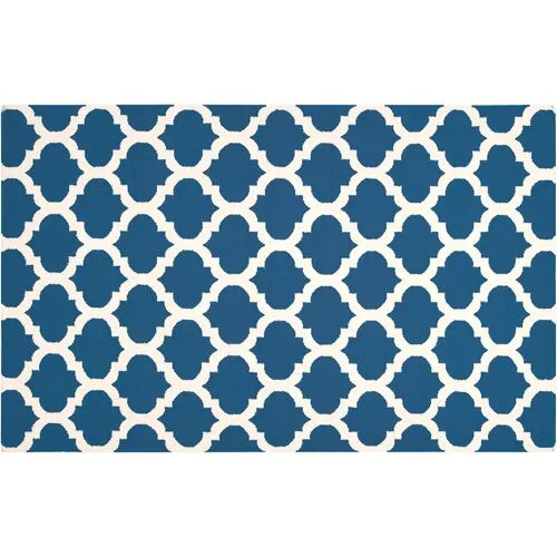 Frontier Rug - Navy/Beige - Blue - Blue