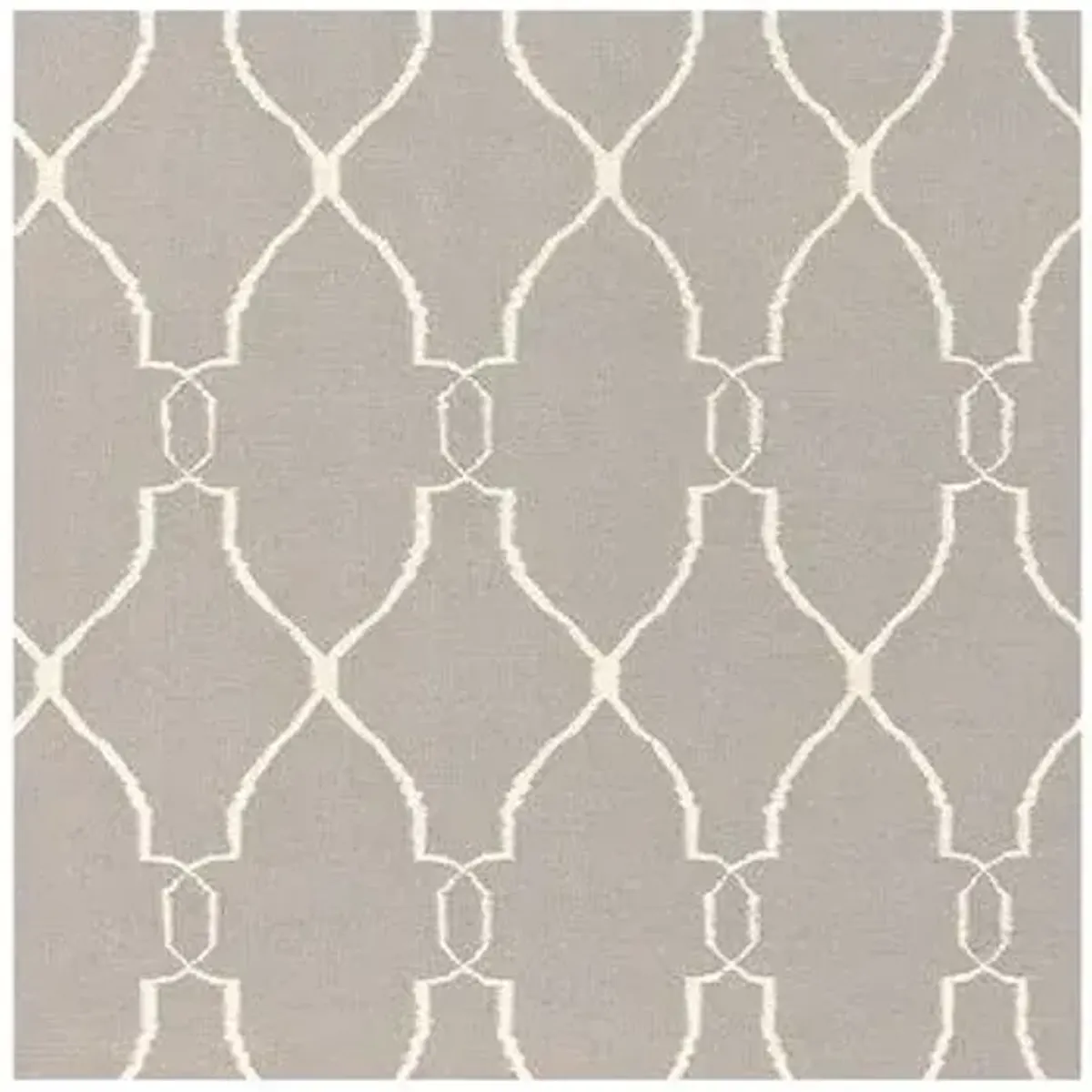 Pippa Flat-Weave Rug - Gray - Gray