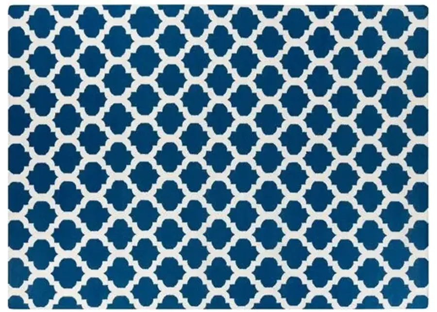 Frontier Rug - Navy/Beige - Blue - Blue