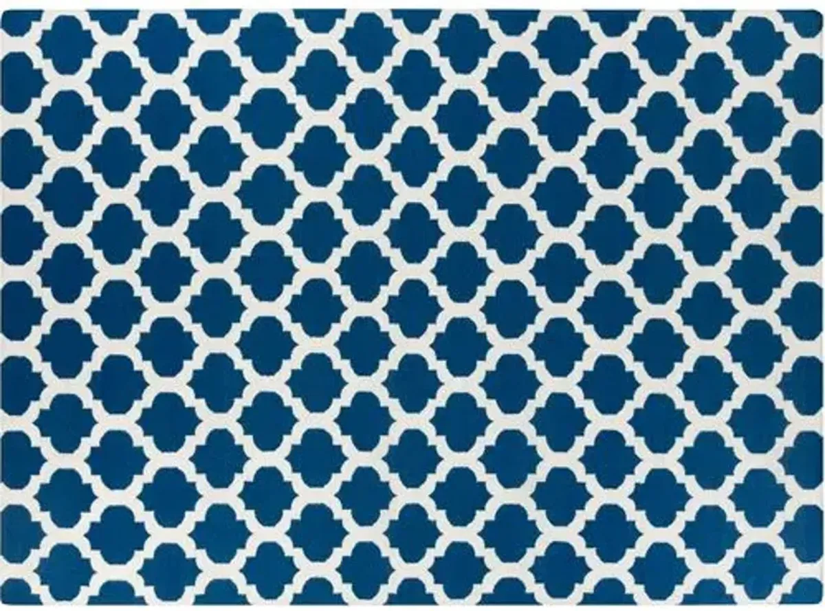 Frontier Rug - Navy/Beige - Blue - Blue