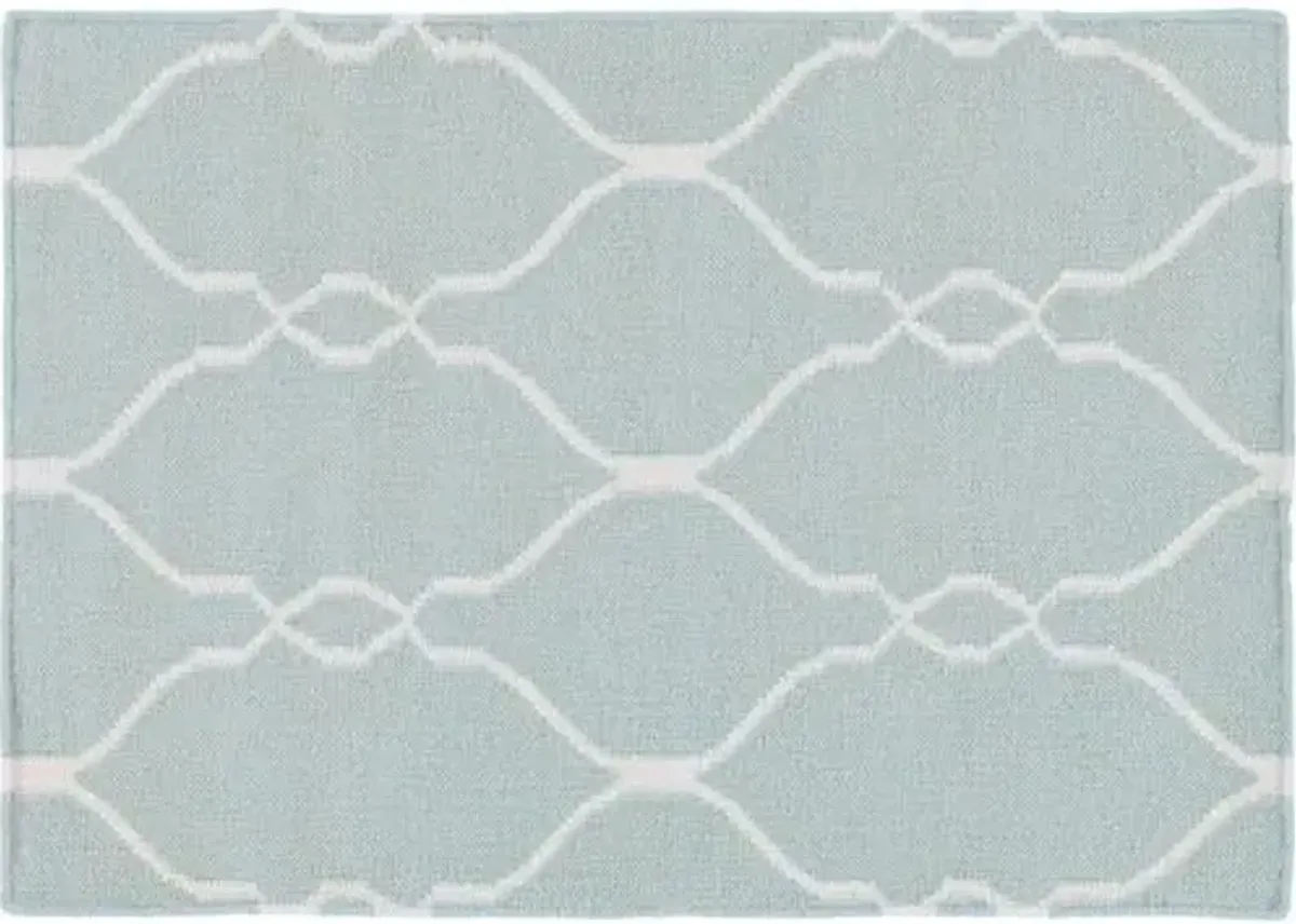 Fallon Rug - Blue/Beige - Blue