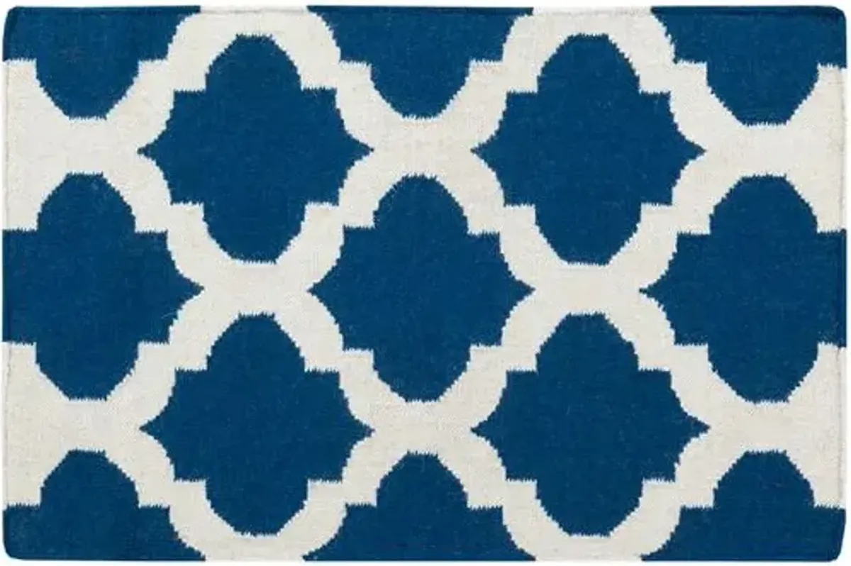 Frontier Rug - Navy/Beige - Blue - Blue