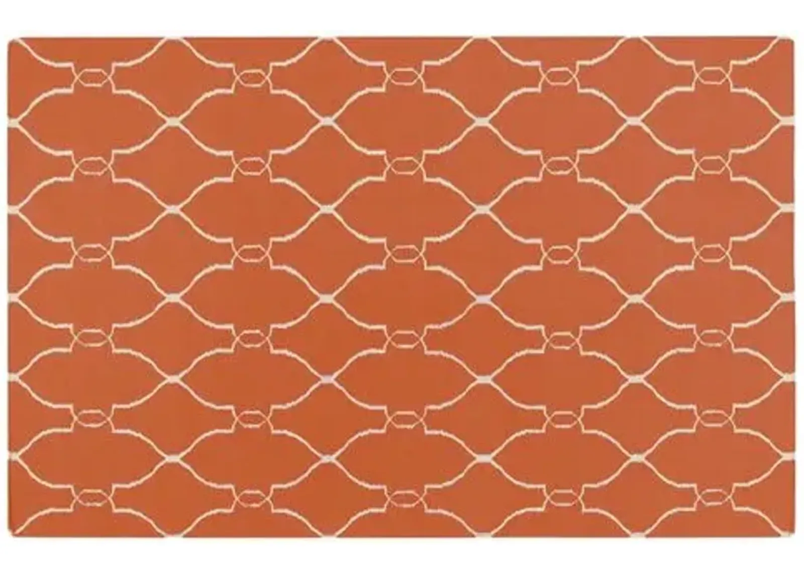 Pippa Flat-Weave Rug - Paprika - Orange - Orange