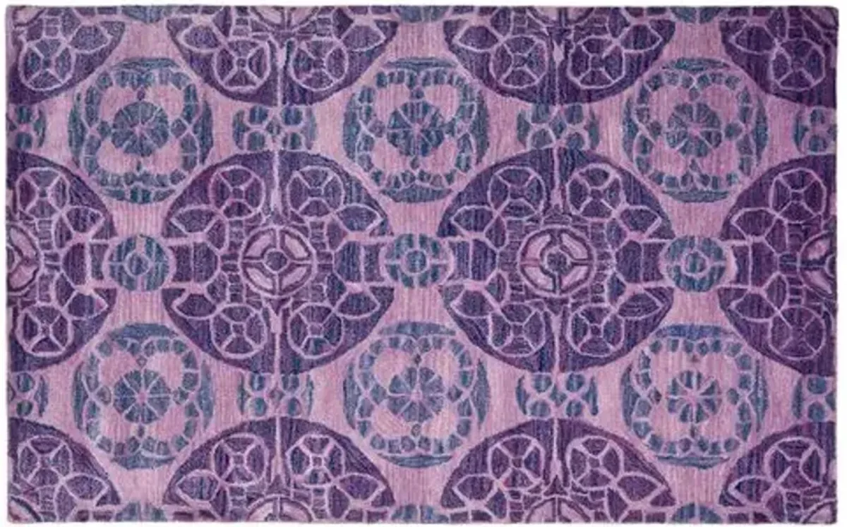 Bleeker Rug - Purple - Purple