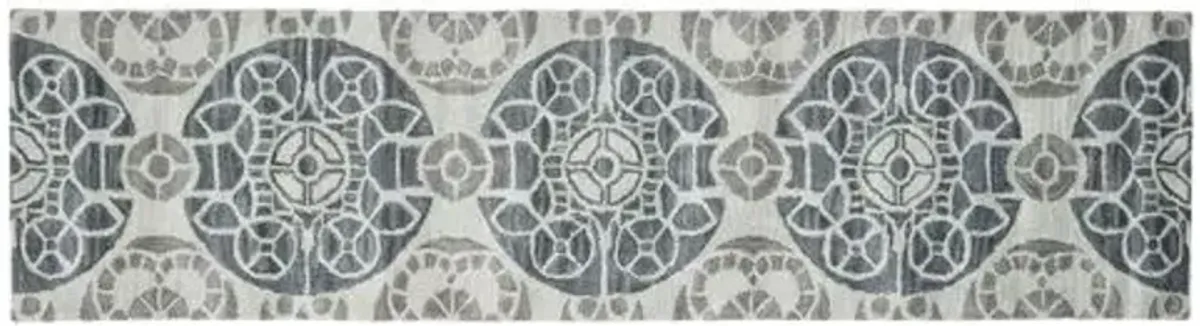 Bleeker Rug - Silver - Silver