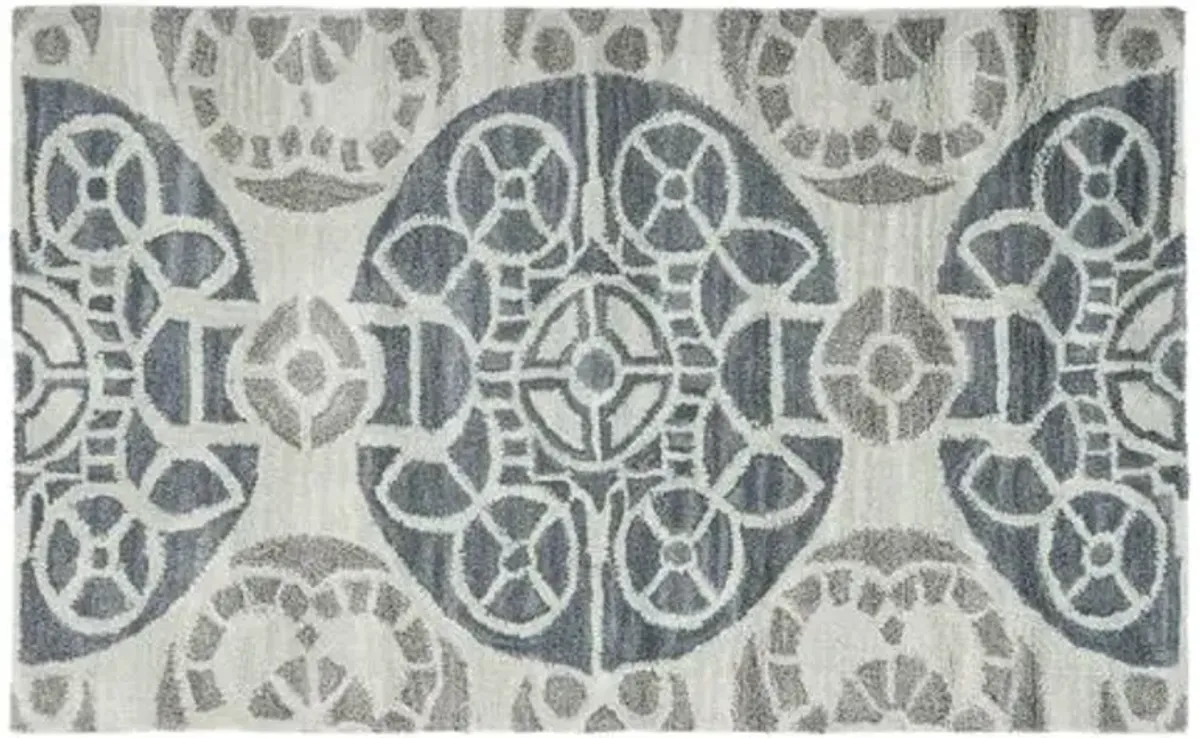 Bleeker Rug - Silver - Silver