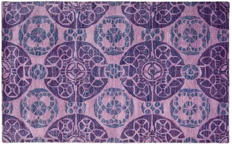 Bleeker Rug - Purple - Purple