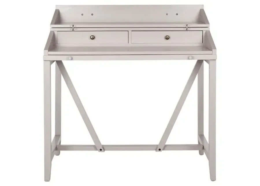 Elgin Writing Desk - Gray