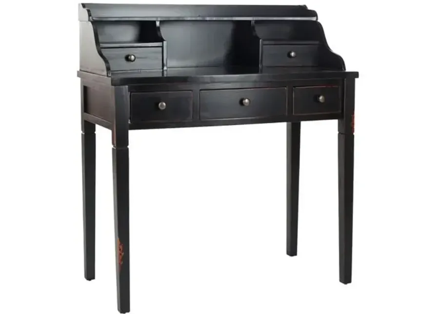 Ava Writing Desk - Black