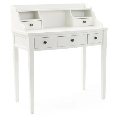 Ava Writing Desk - White