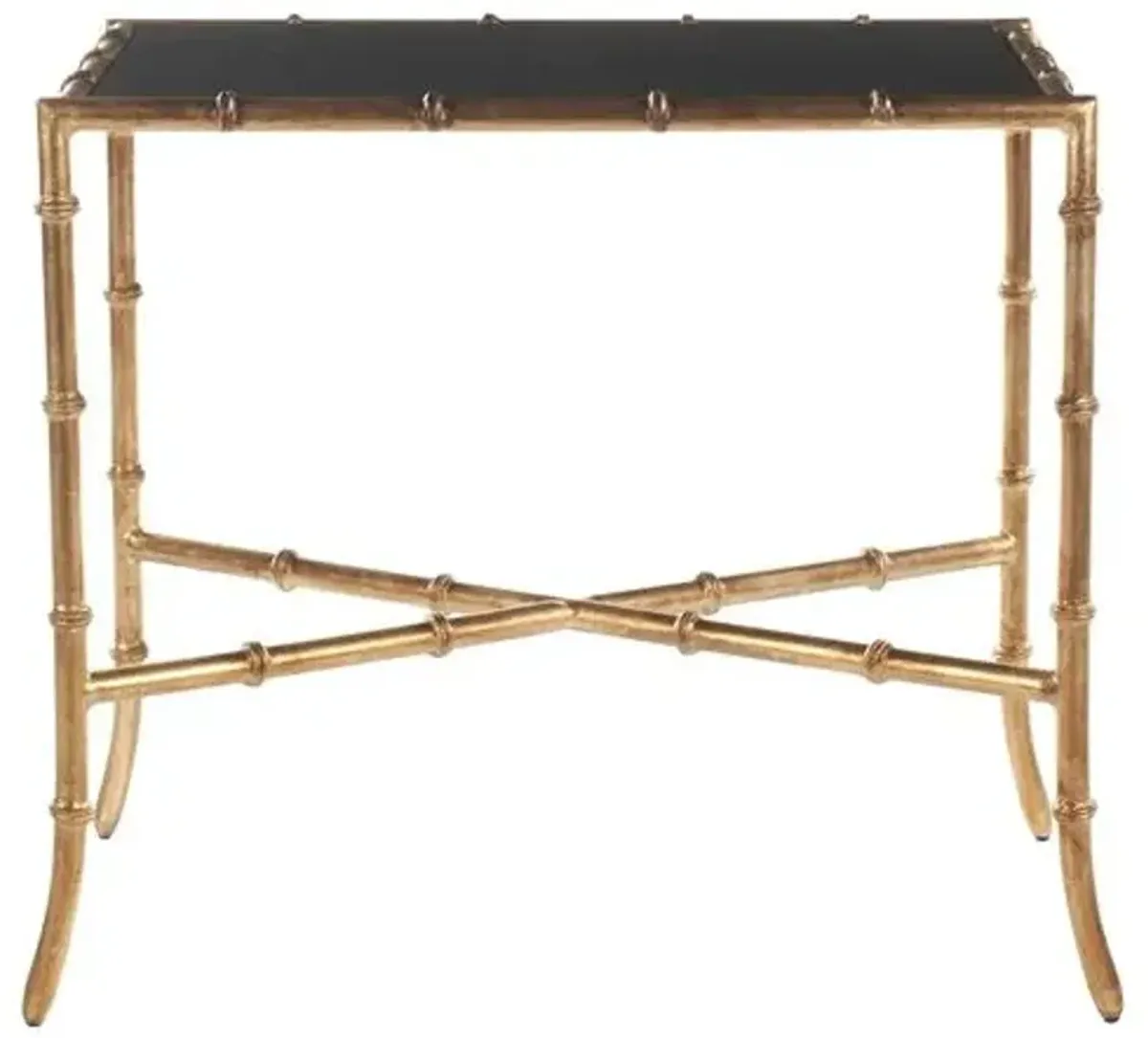 Chase Glass Side Table - Black