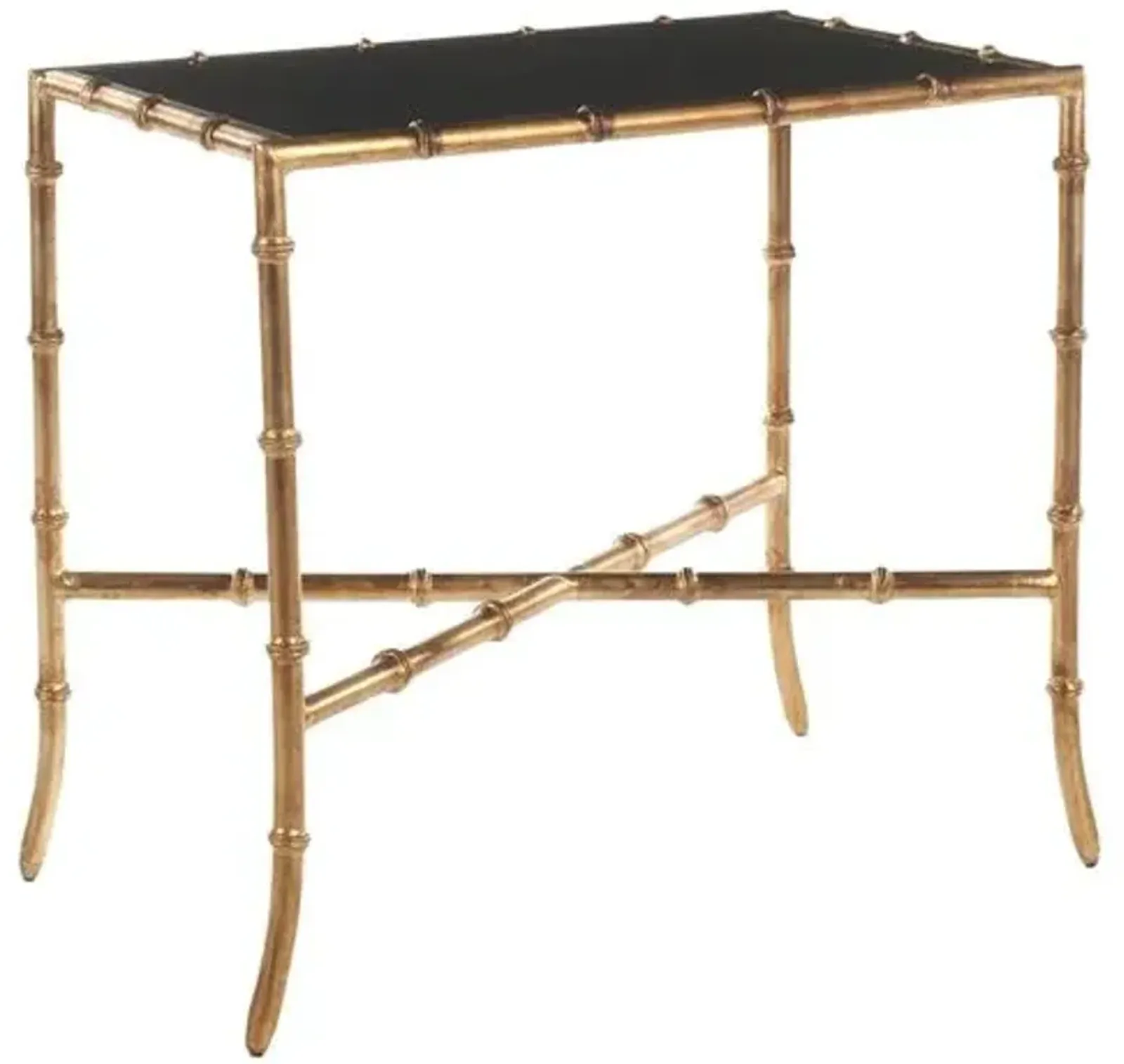 Chase Glass Side Table - Black