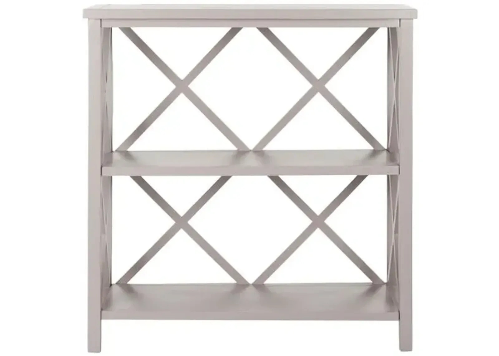 Hadley Open Bookcase - Light Gray