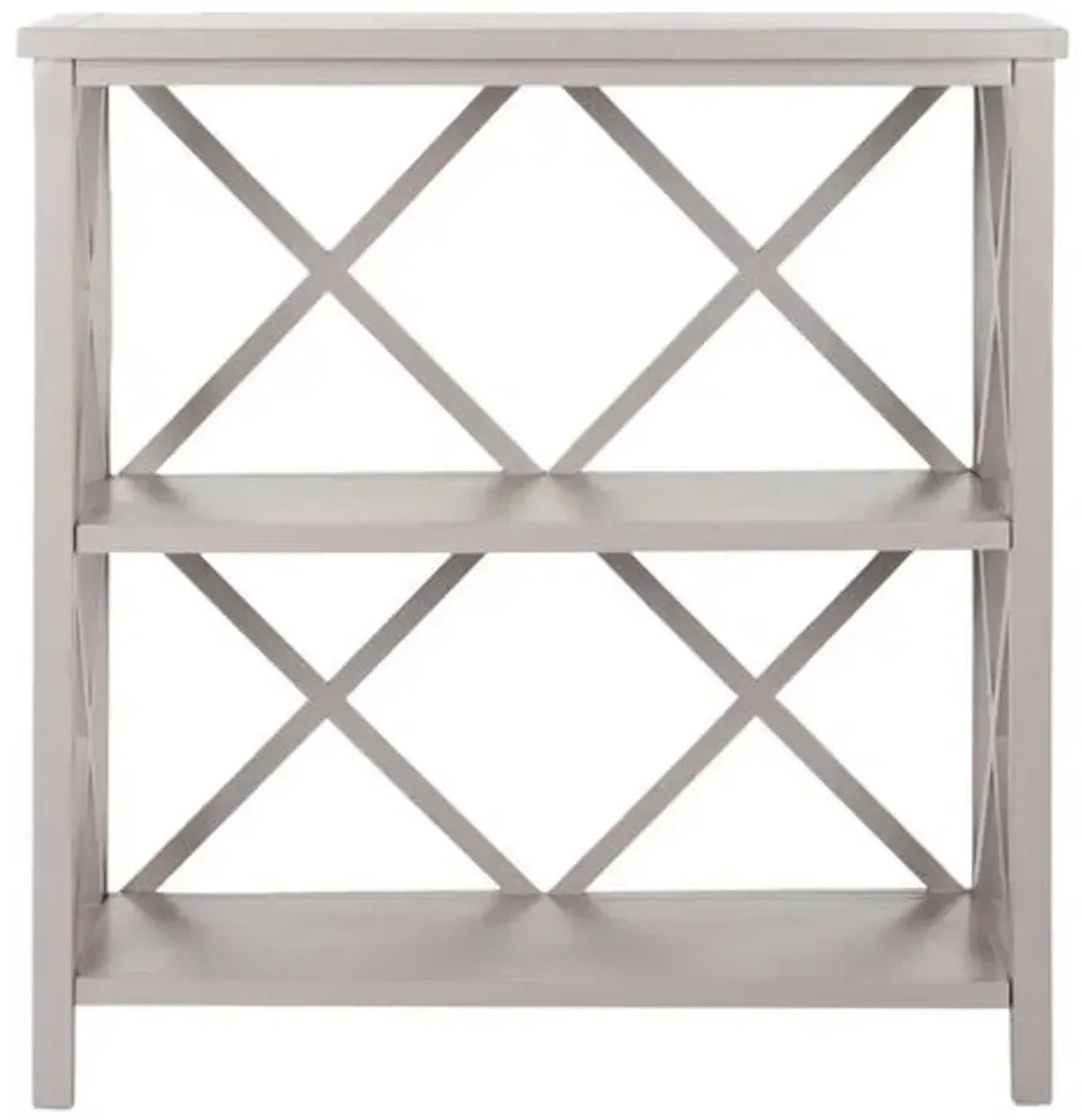 Hadley Open Bookcase - Light Gray