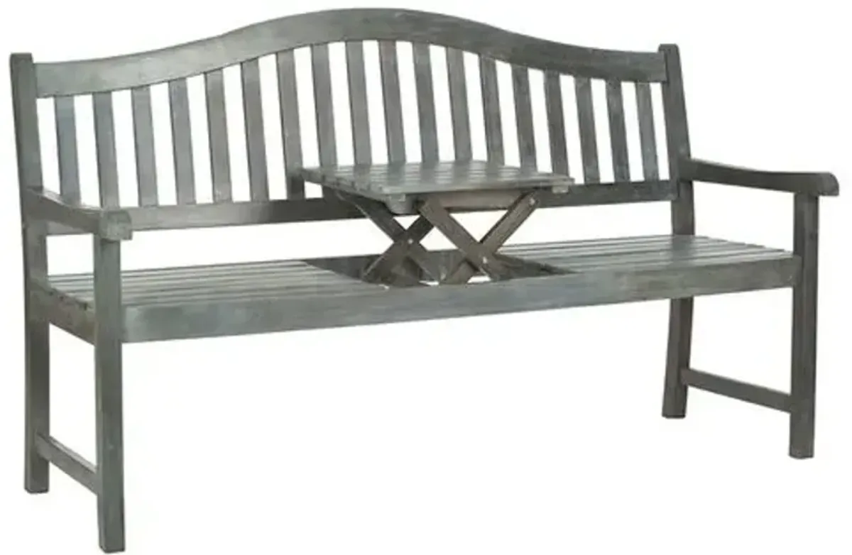 Putnam Outdoor Bench - Light Gray