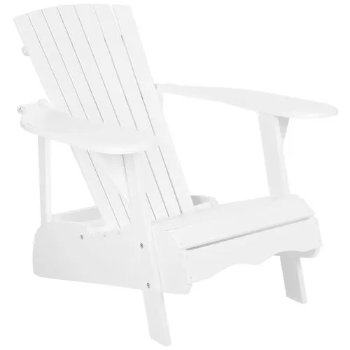 Hampton Outdoor Adirondack Chair - White