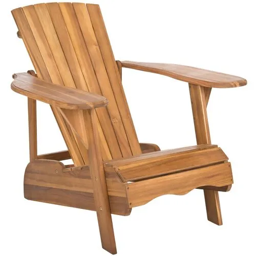 Hampton Outdoor Adirondack Chair - Natural - Brown