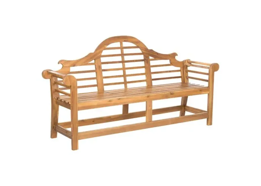 Khara Outdoor Bench - Natural - Brown