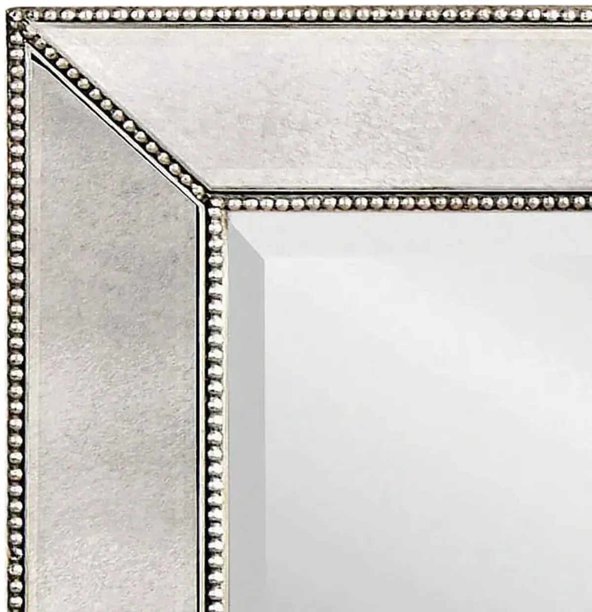 Visby Wall Mirror, Antiqued Silver