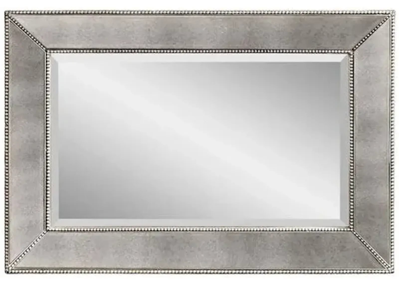 Visby Wall Mirror - Antiqued Silver