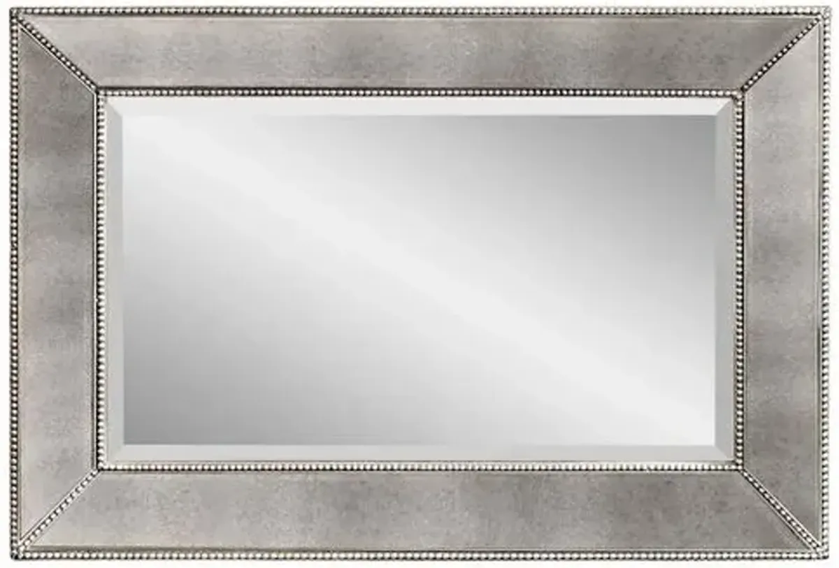 Visby Wall Mirror - Antiqued Silver