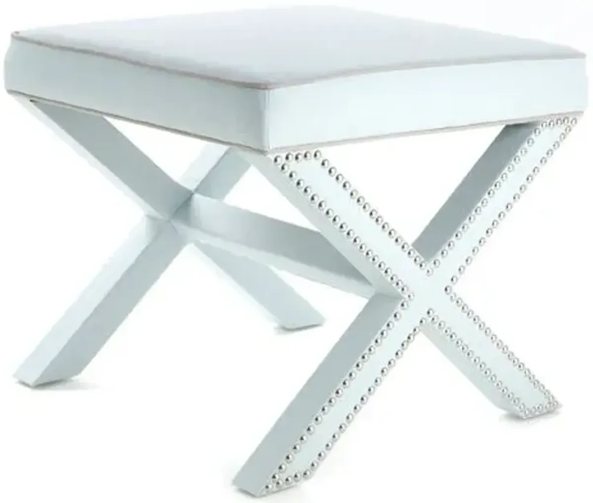 Palmer Ottoman - Blue