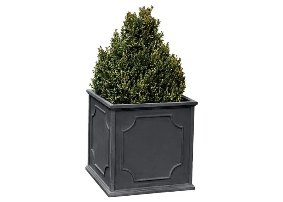 19" Cumberland Outdoor Planter - Lead Lite - Campania International - Gray - 18.5"l x 18.5"w x 18.5"h