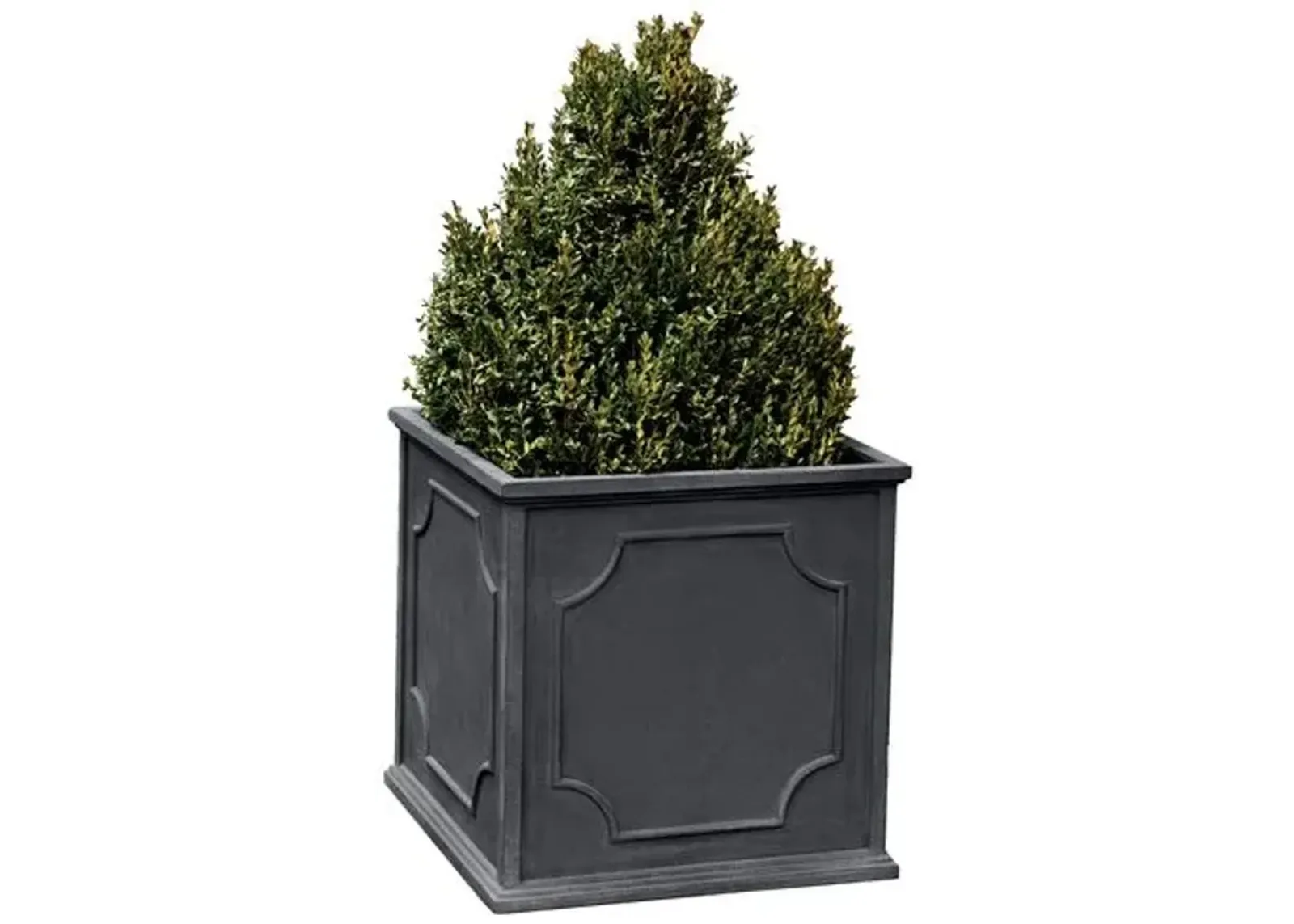 19" Cumberland Outdoor Planter - Lead Lite - Campania International - Gray - 18.5"l x 18.5"w x 18.5"h