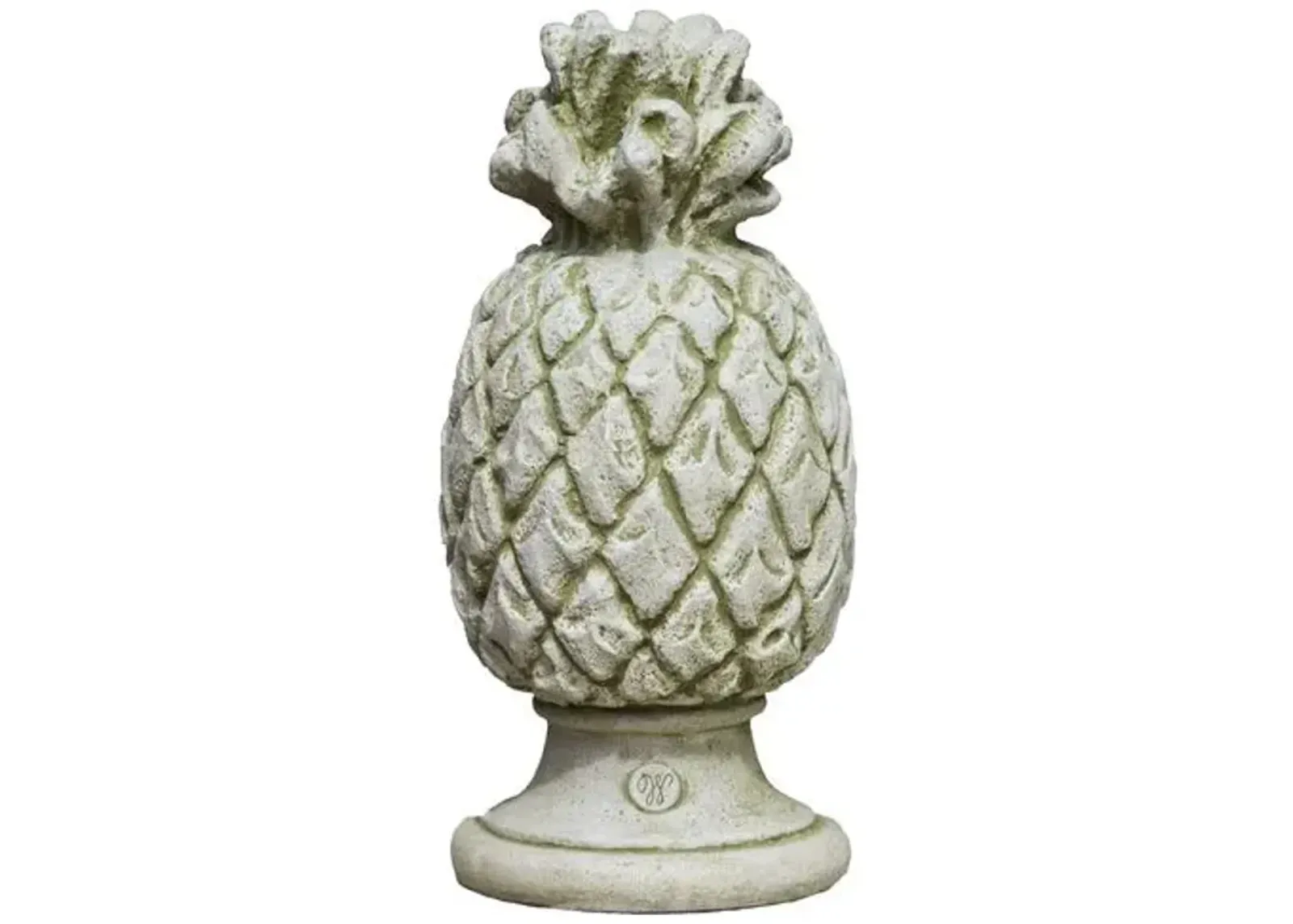 10" Williamsburg Pineapple Outdoor Finial - Campania International - White