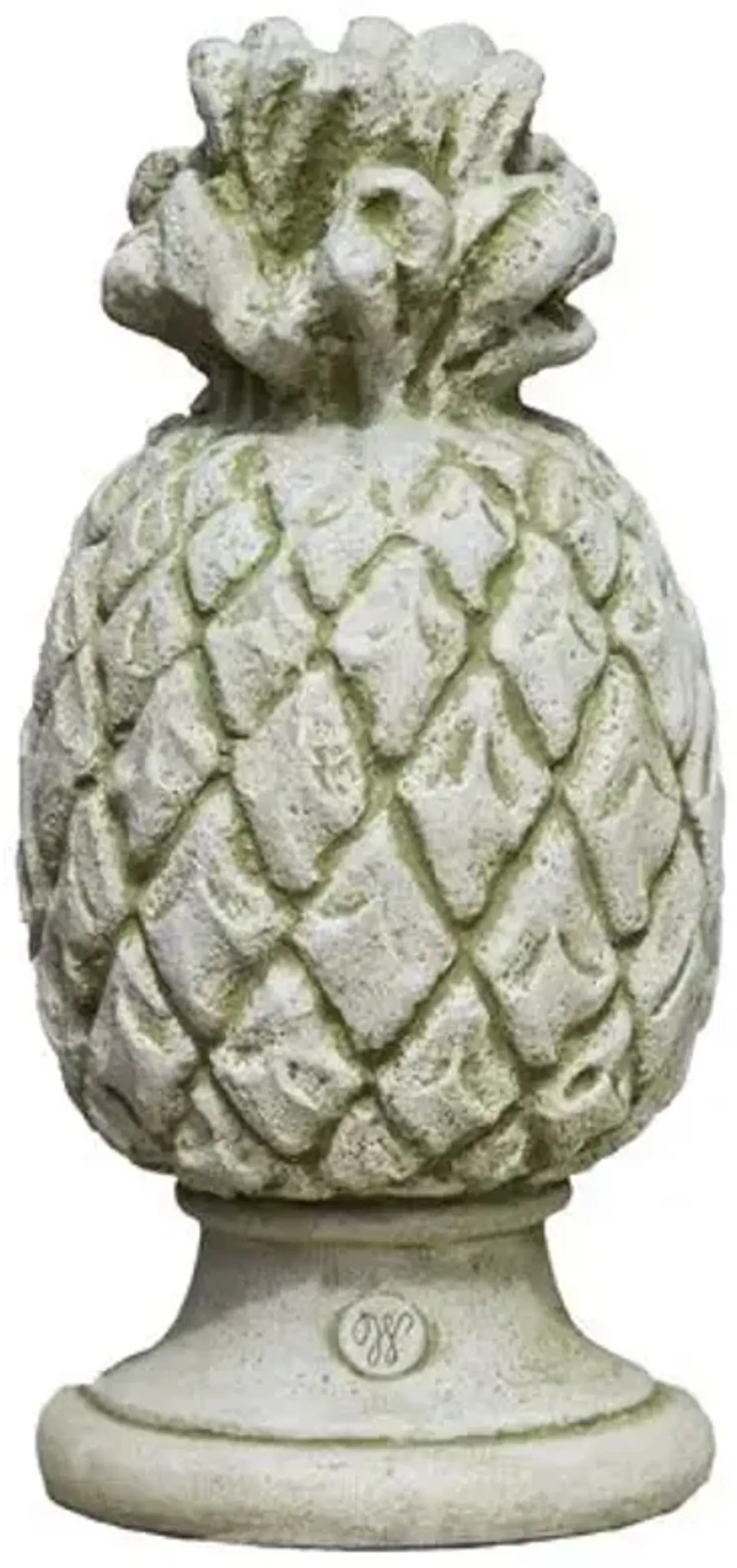 10" Williamsburg Pineapple Outdoor Finial - Campania International - White