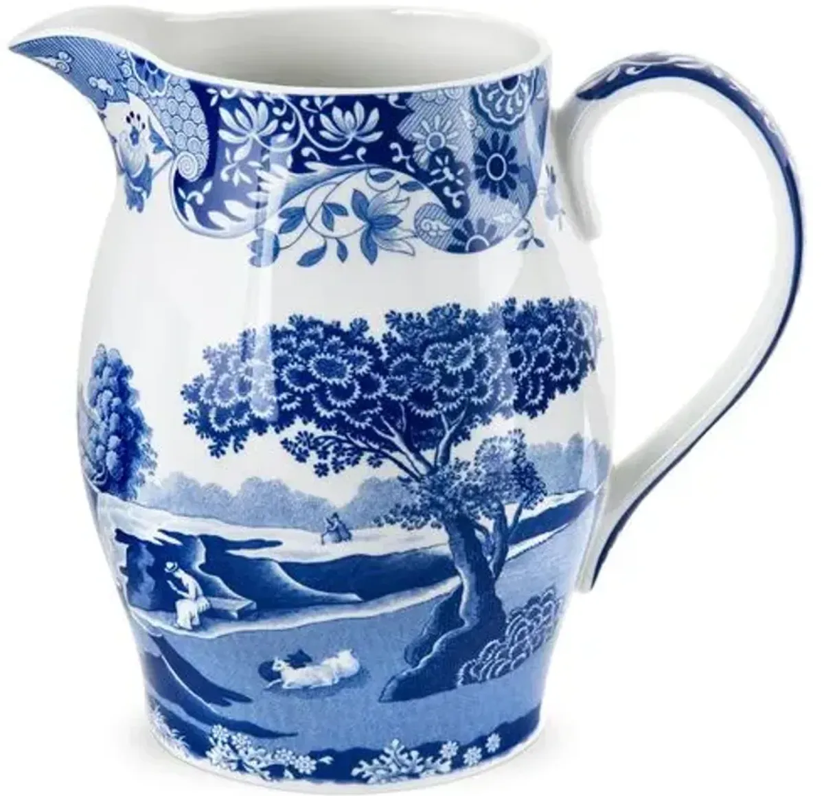 Spode Blue Italian Pitcher