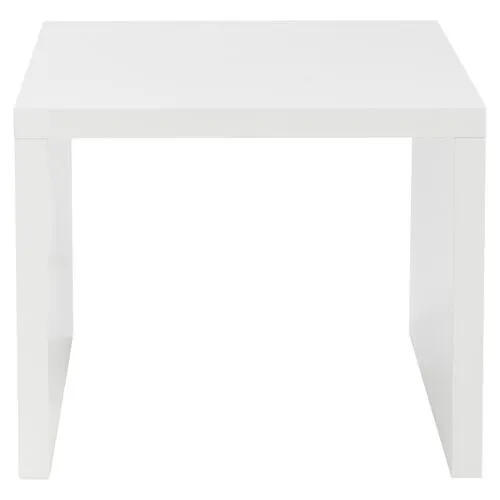 Duke Side Table - White