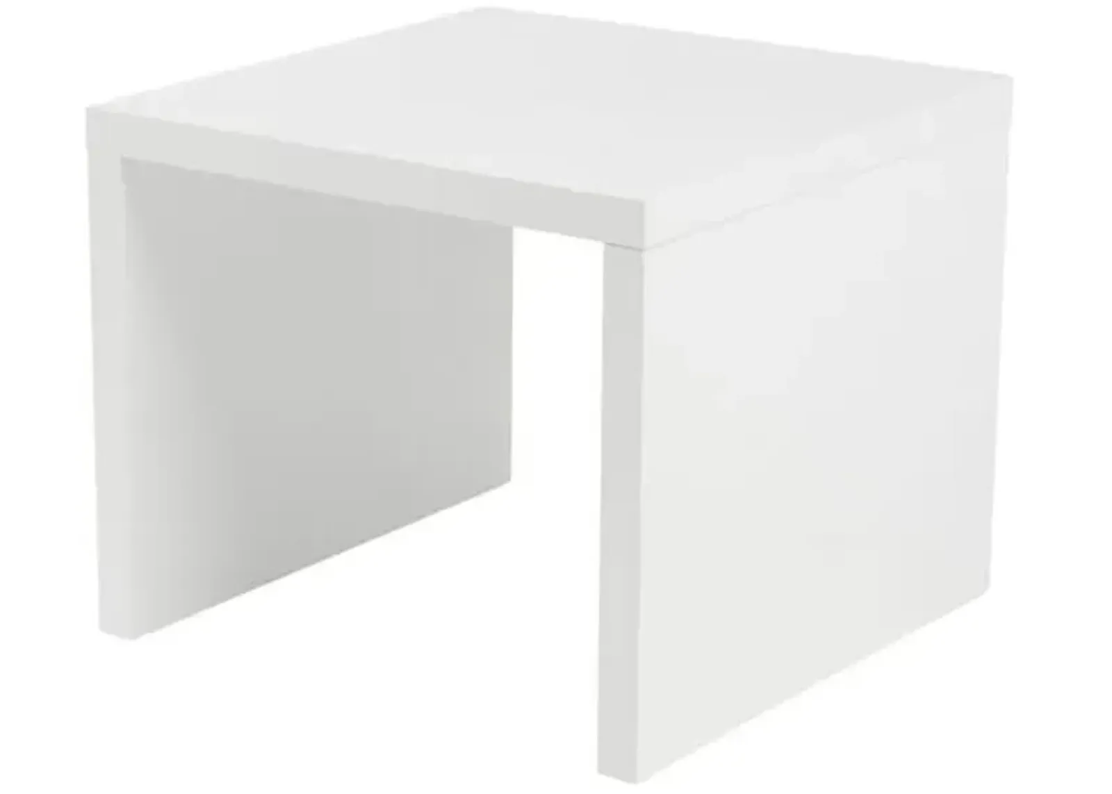 Duke Side Table - White