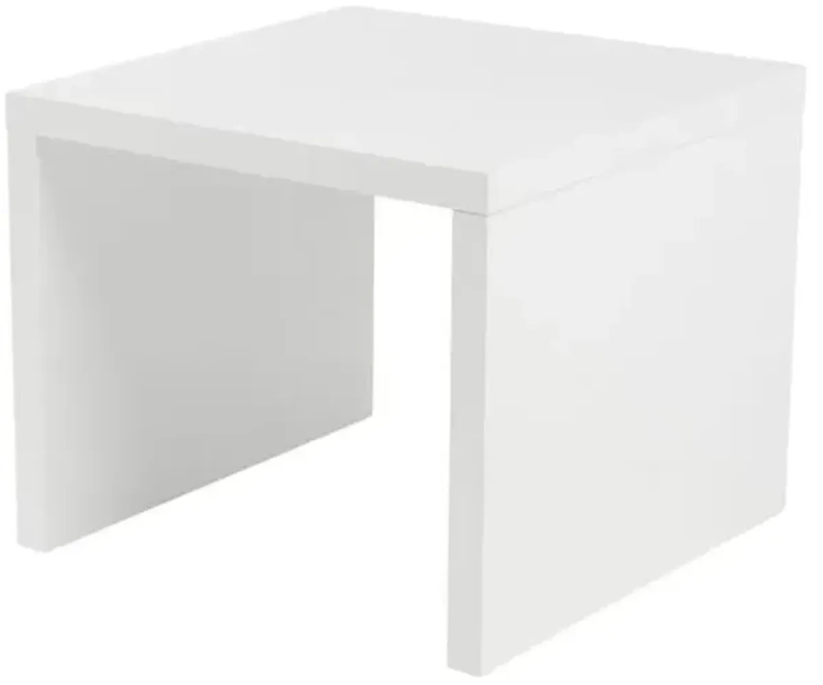 Duke Side Table - White