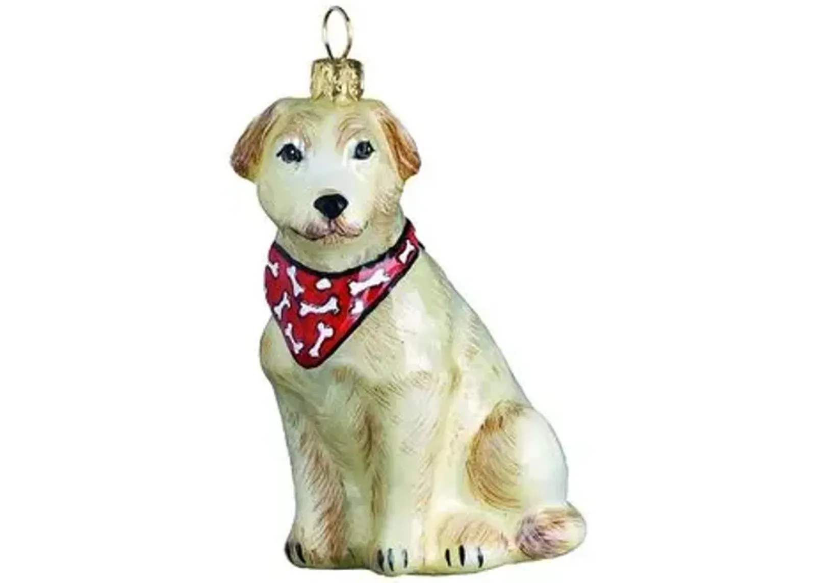 Molly Labrador Retriever Ornament - Yellow - Handcrafted