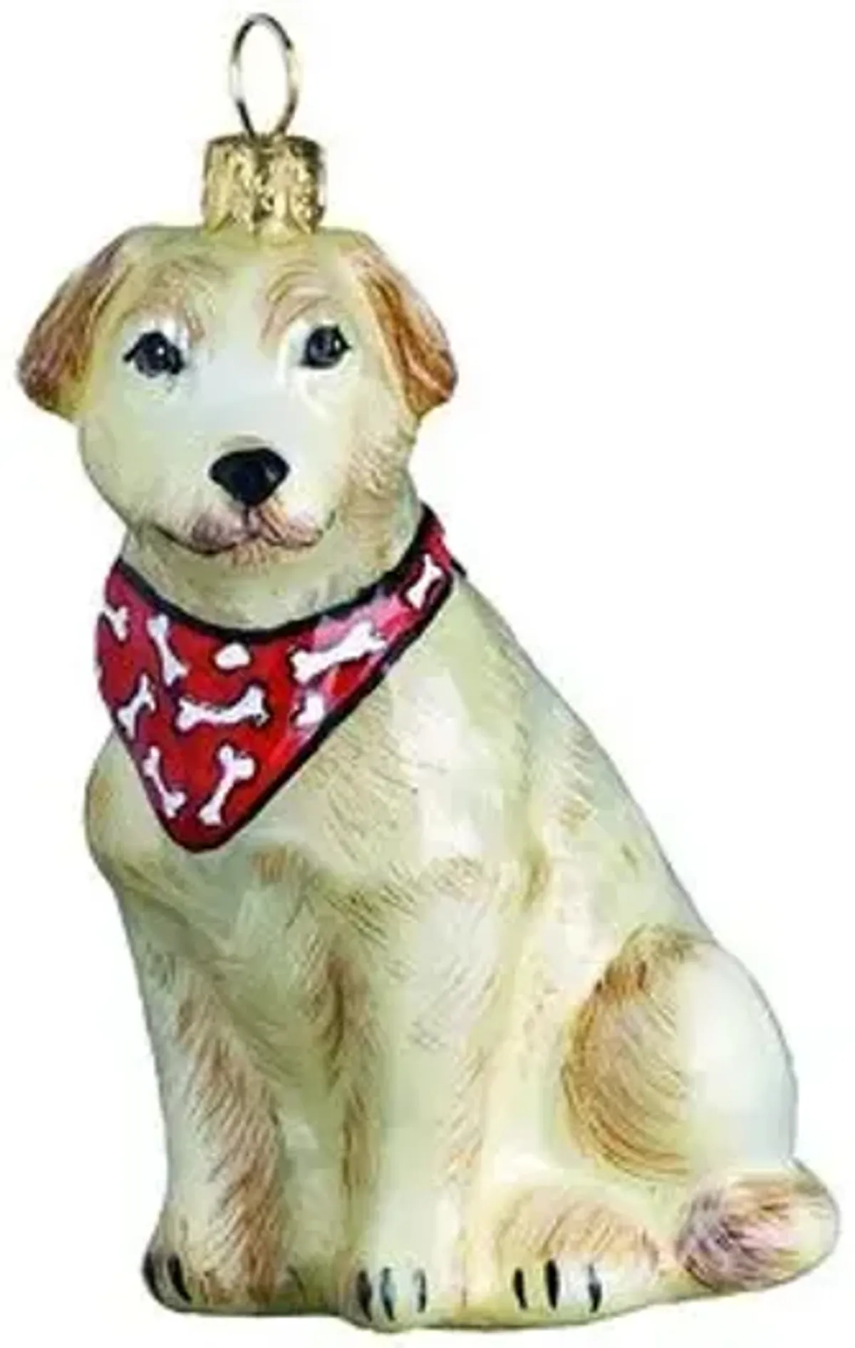 Molly Labrador Retriever Ornament - Yellow - Handcrafted