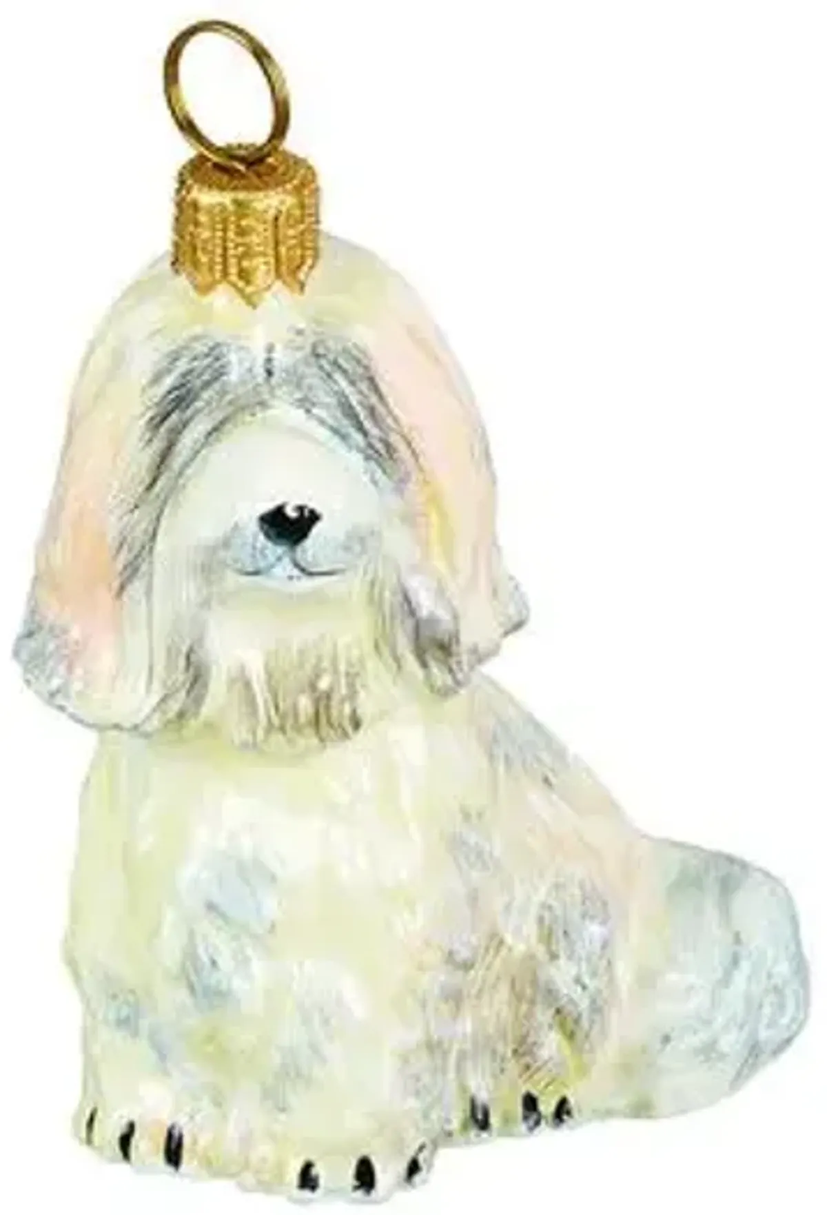 Havanese Ornament - White - Handcrafted