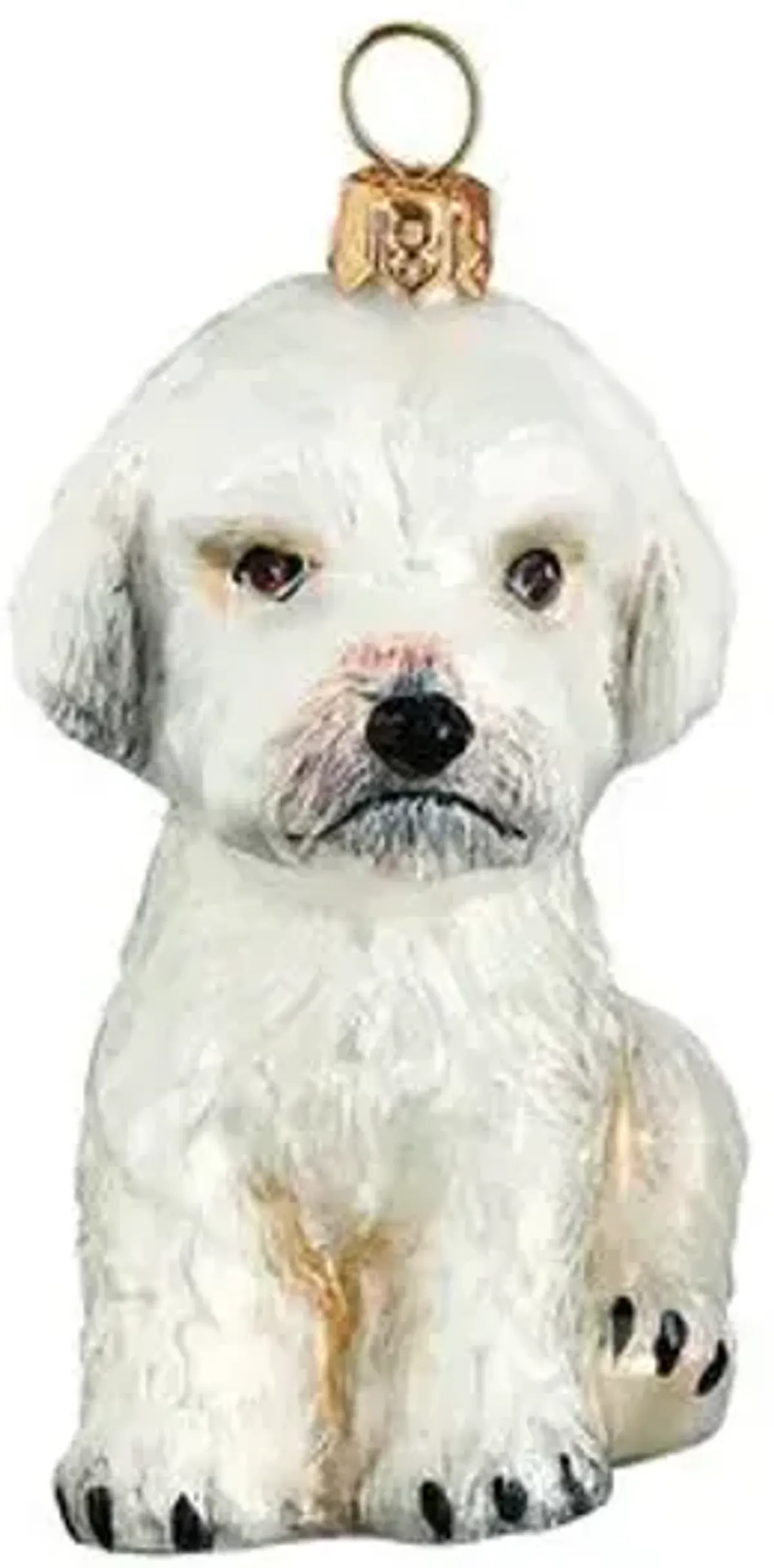 Maltipoo Ornament - White - Handcrafted