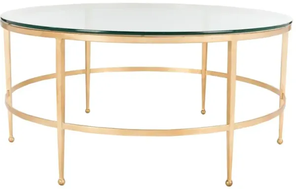 Evelyn Coffee Table, Gold