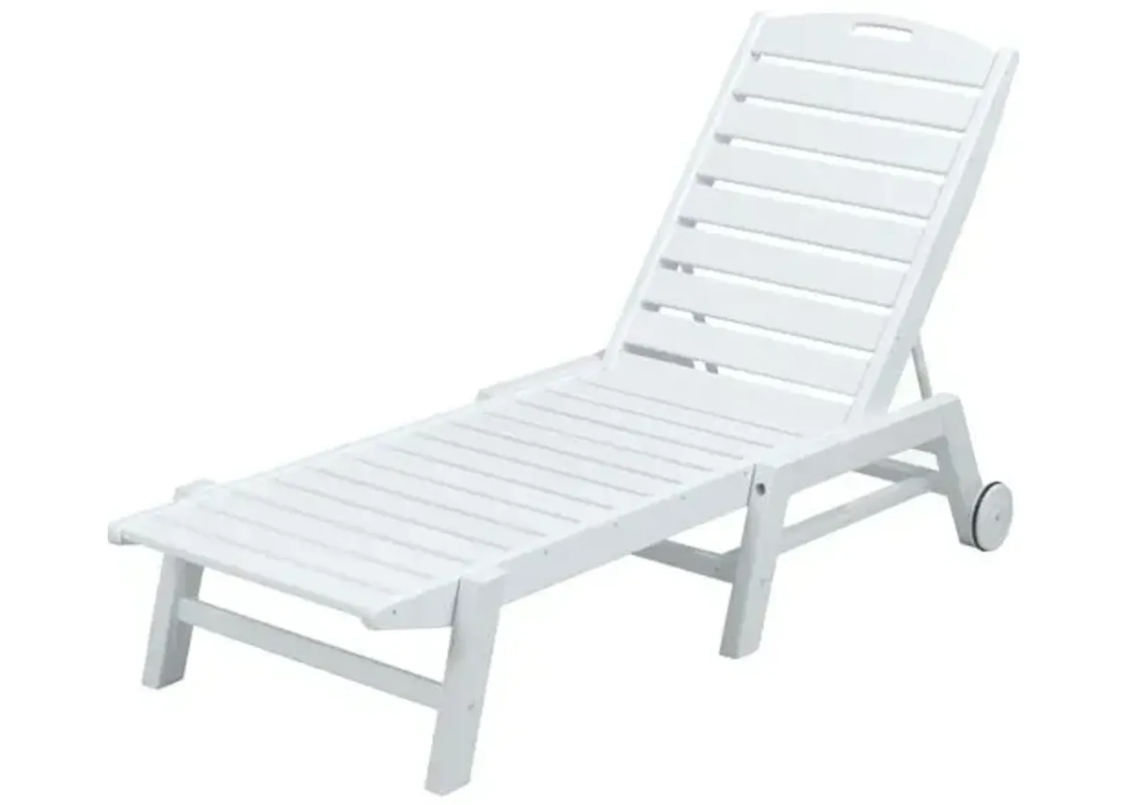 Goodwin Outdoor Chaise - White - Comfortable, Sturdy, Stylish, Eco-Friendly, Eco-Friendly