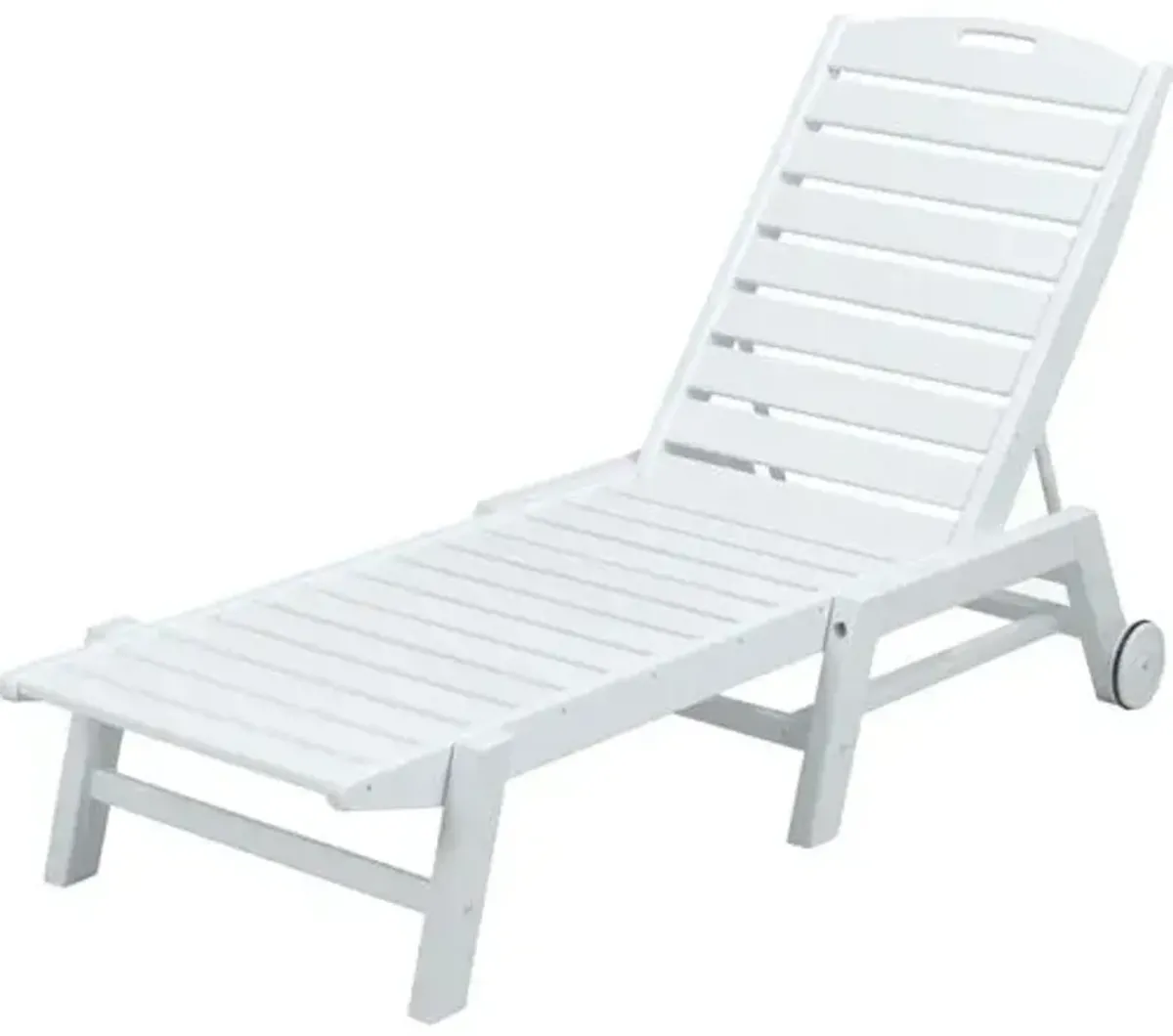 Goodwin Outdoor Chaise - White - Comfortable, Sturdy, Stylish, Eco-Friendly, Eco-Friendly