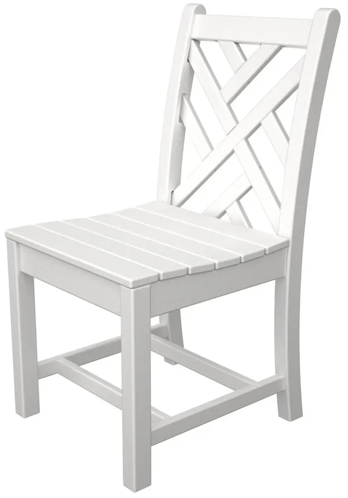 Chippendale Dining Side Chair, White