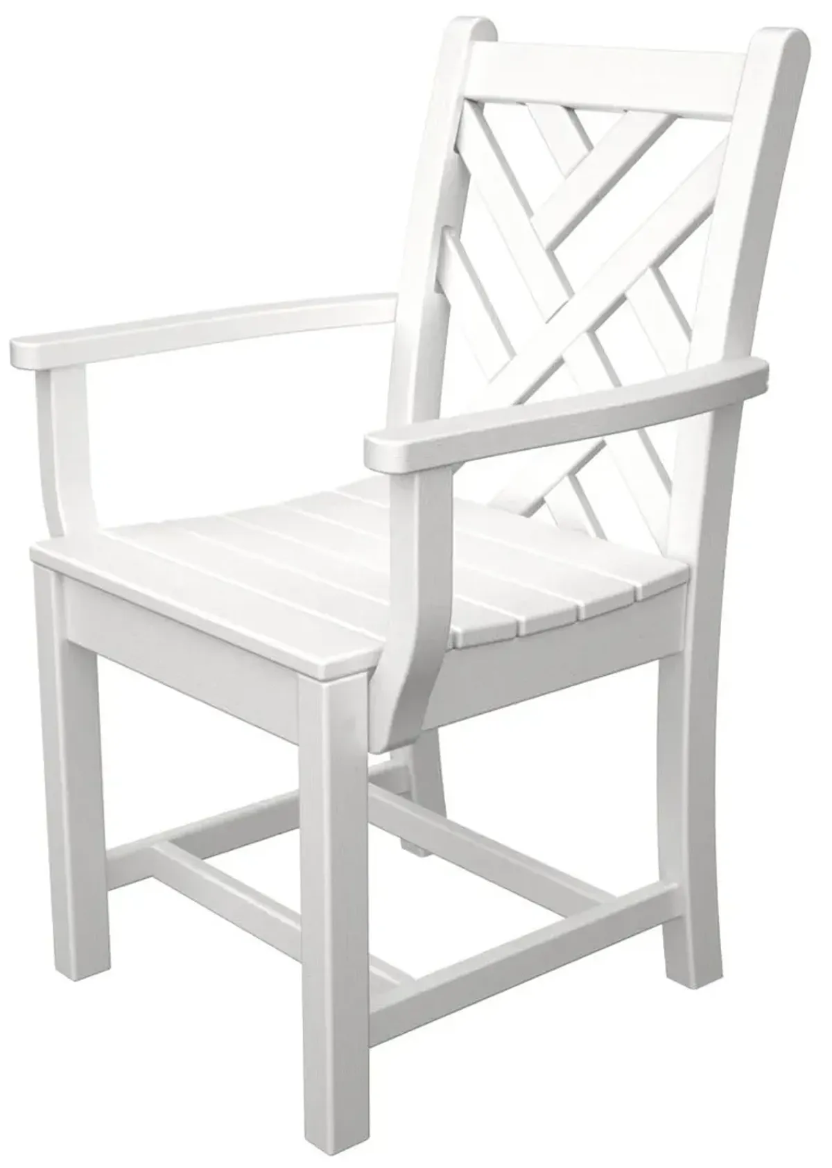 Chippendale Dining Armchair, White