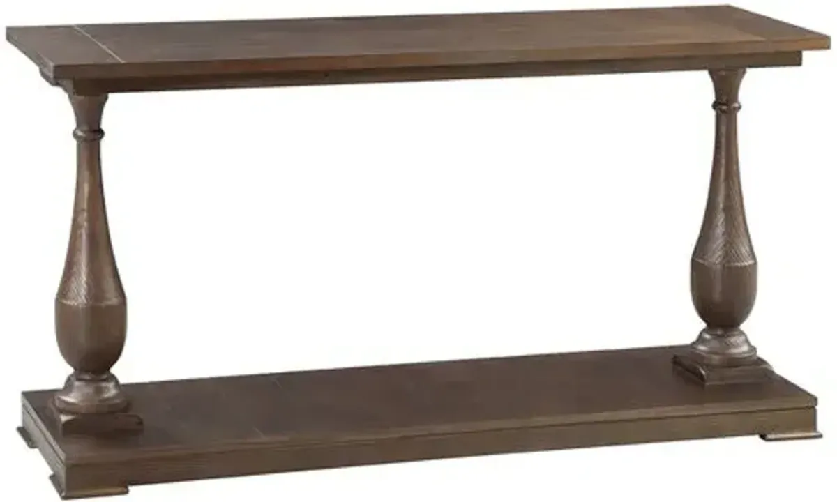 Windsor Console Table - Smoked Brown