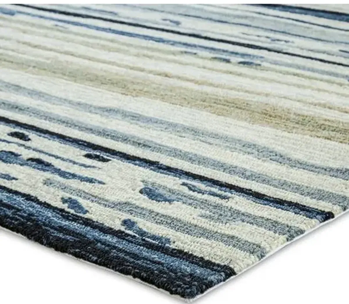 Perry Outdoor Rug - Blue - Blue