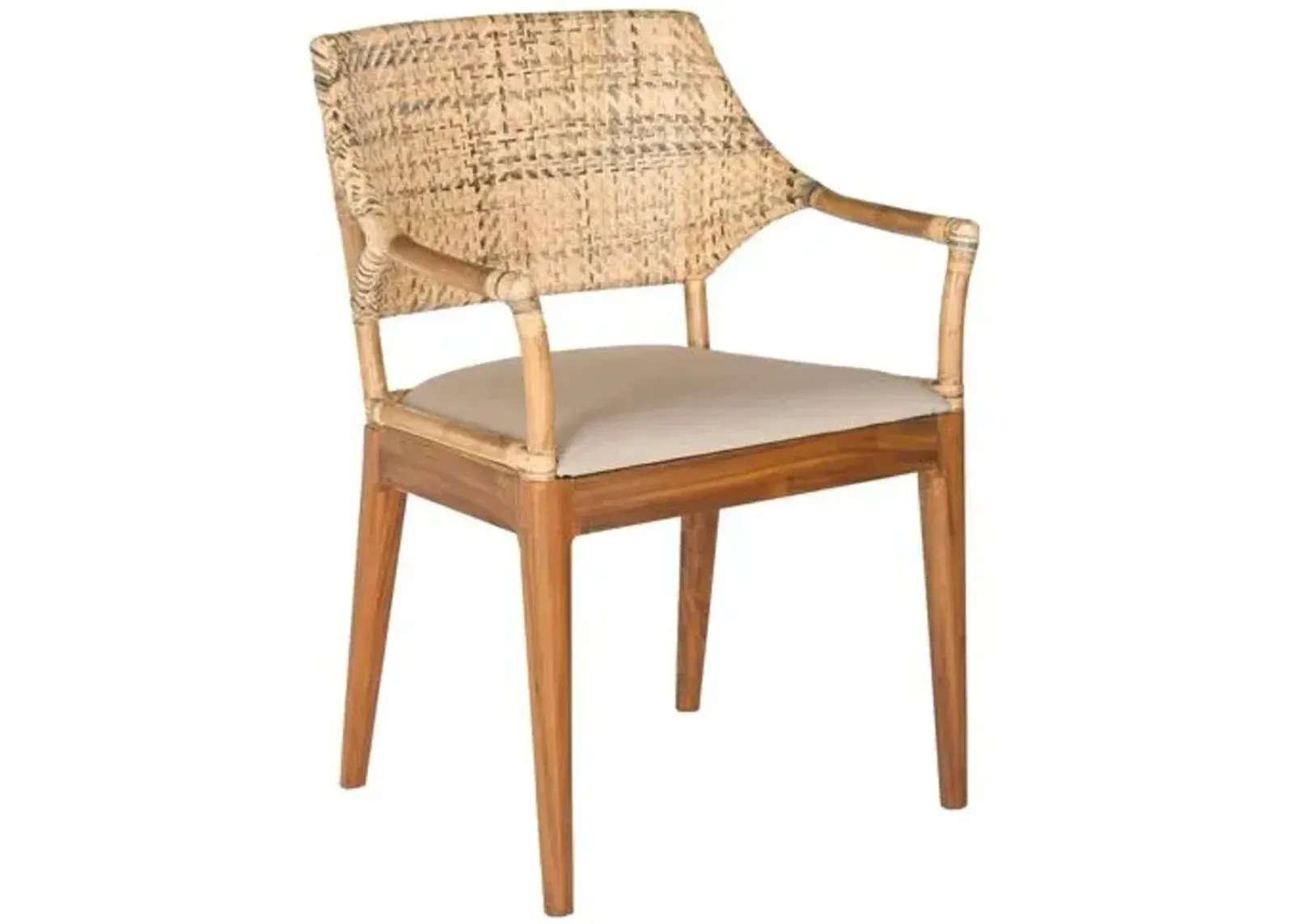 Lorelei Rattan Armchair - Honey - Beige