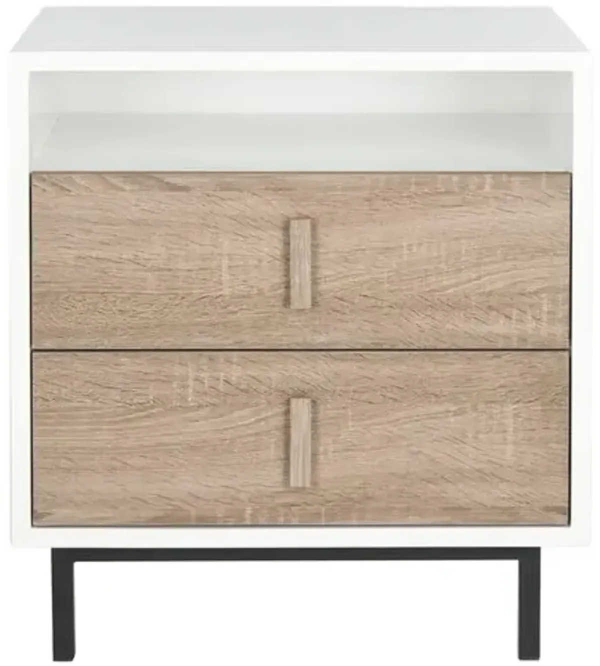 Kelli Nightstand - White/Natural