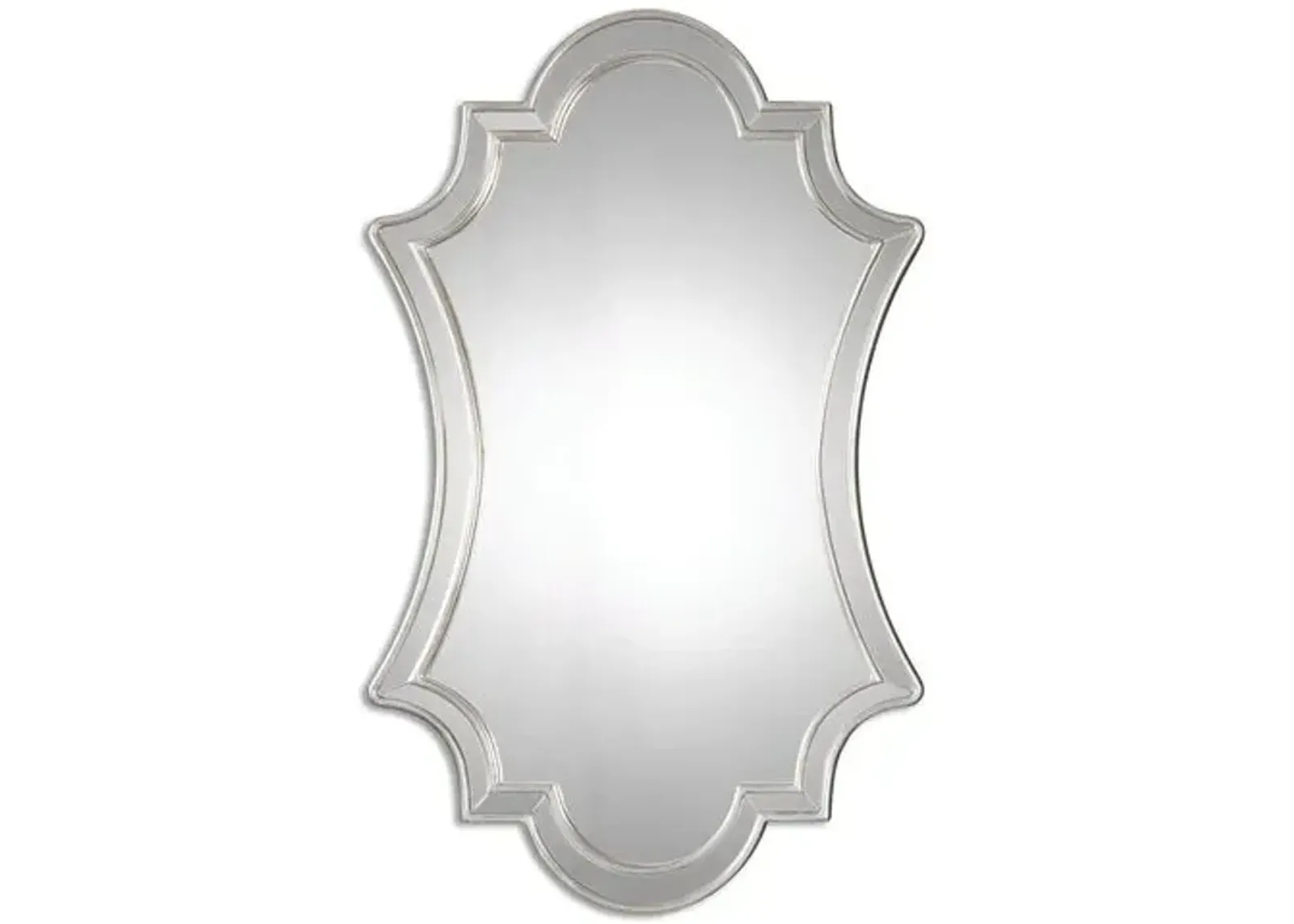 Elara Wall Mirror - Antiqued Silver